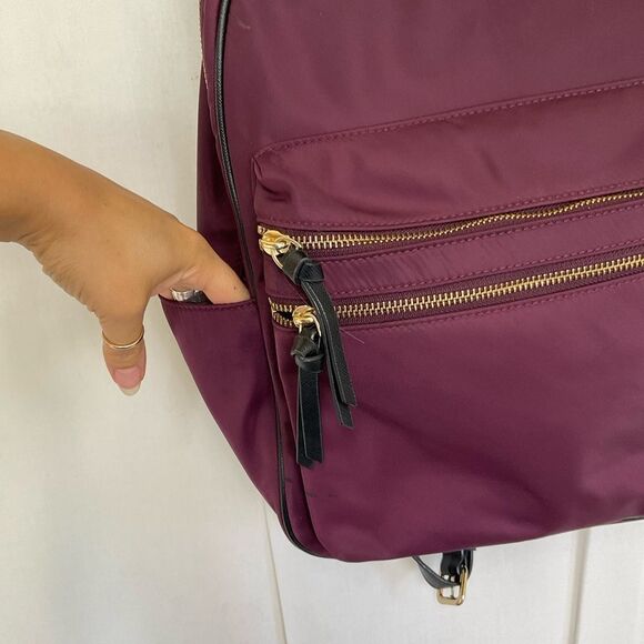 Kate Spade Burgundy Bradley Nylon Backpack with Matching Wallet main image 9